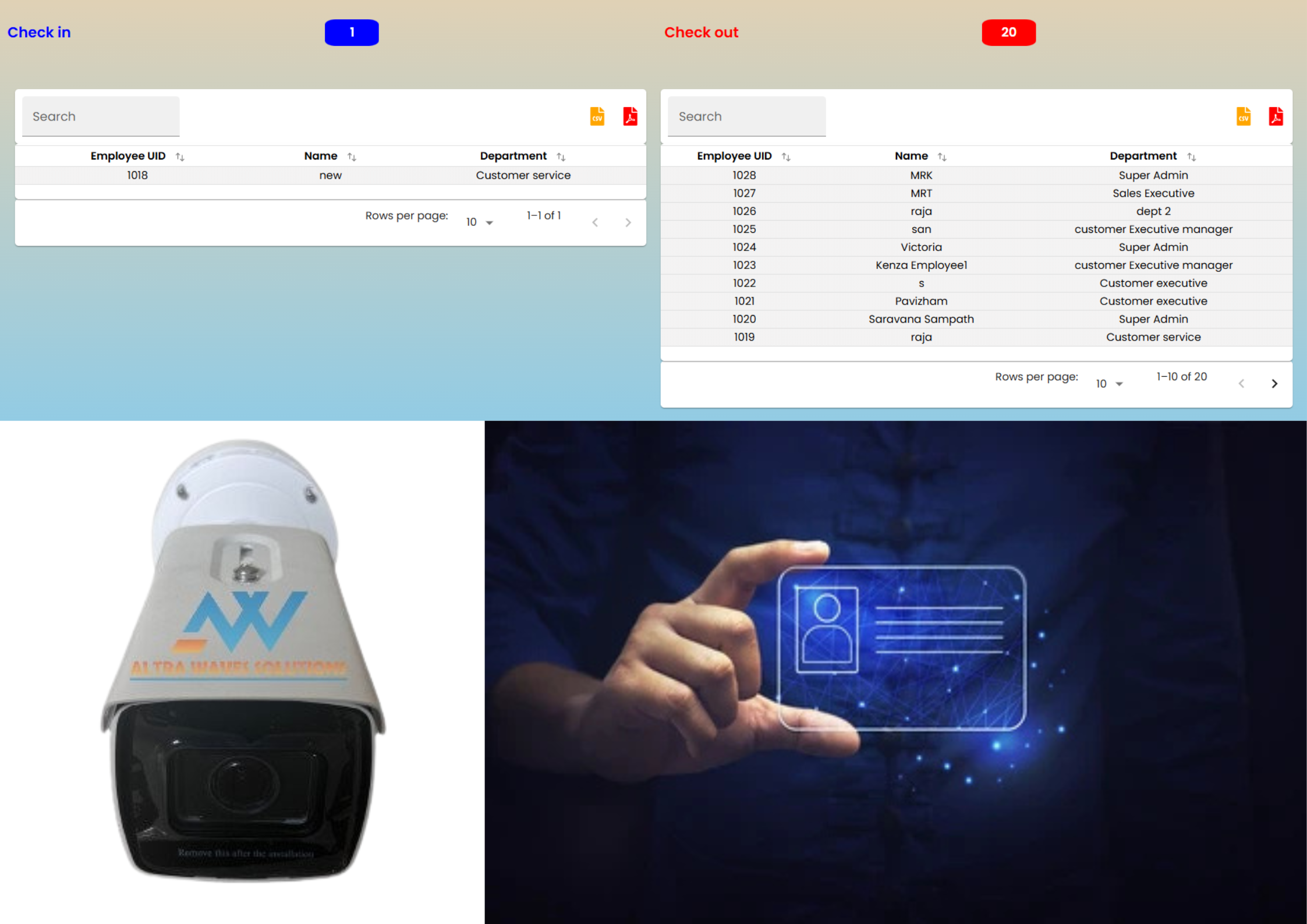 AI CCTV Automatic Attendance